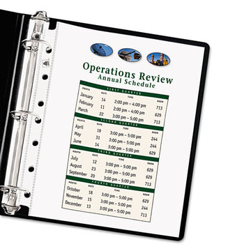 Avery® Top Load Sheet Protector, Heavyweight, 8.5 X 5 1-2, Clear, 25-pack freeshipping - TVN Wholesale